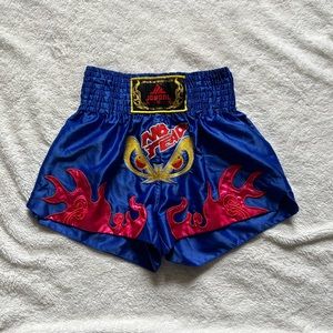 no fear muay thai kick boxing shorts size small